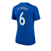 Chelsea Thiago Silva #6 Fotballklær Hjemmedrakt Dame 2022-23 Kortermet